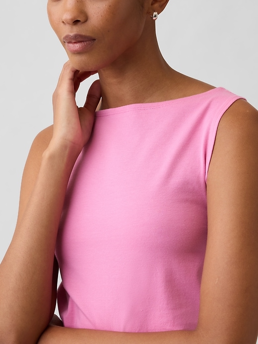 Image number 4 showing, Boatneck Tank Top