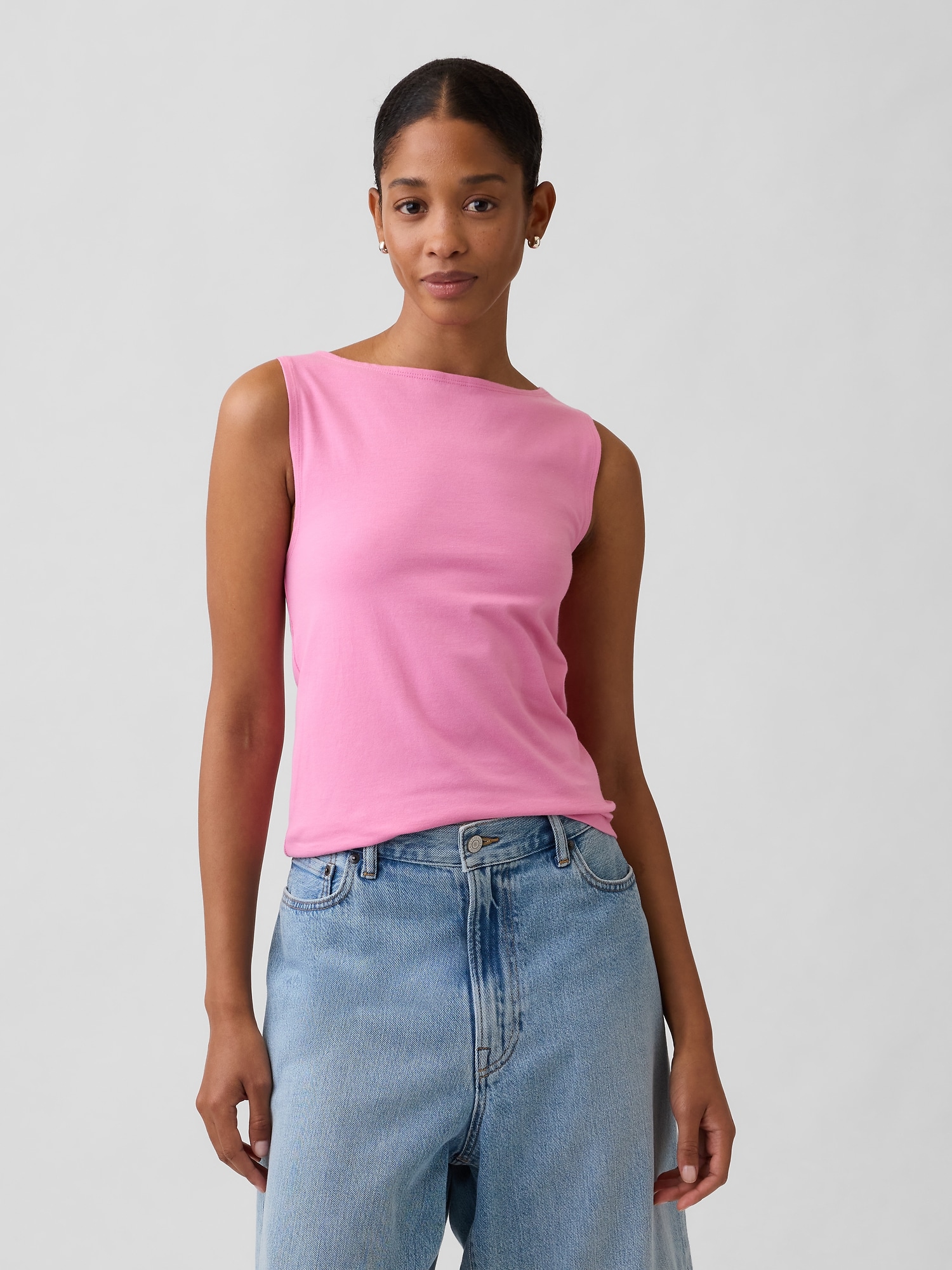 Boatneck Tank Top