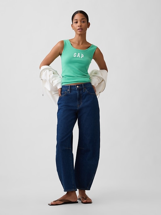 Image number 3 showing, Gap Logo Ribbed Tank Top