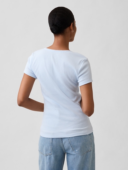 Image number 2 showing, Ribbed Squareneck Top