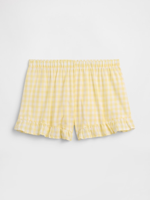 Image number 4 showing, Ruffle Poplin PJ Shorts