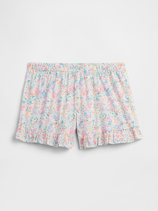 Image number 4 showing, Ruffle Poplin PJ Shorts