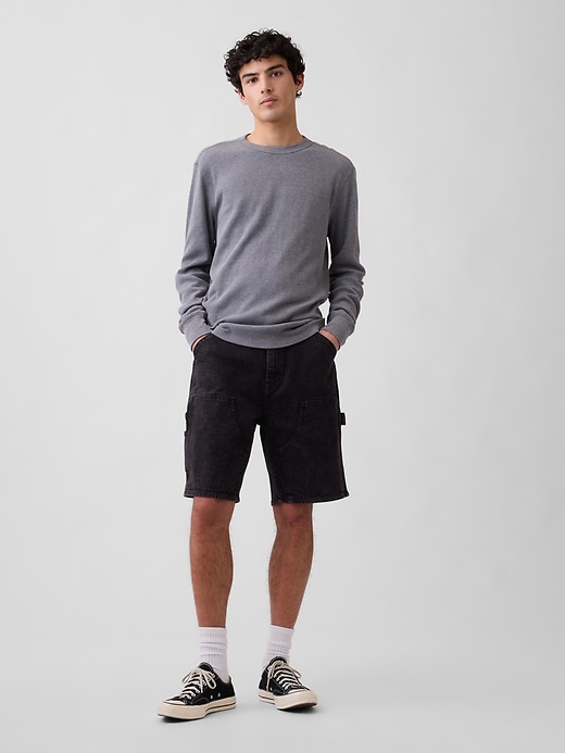 Image number 1 showing, 9" Denim Carpenter Shorts