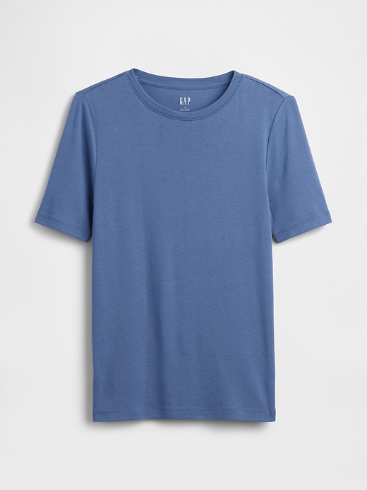 Image number 5 showing, Modern Ribbed Crewneck T-Shirt
