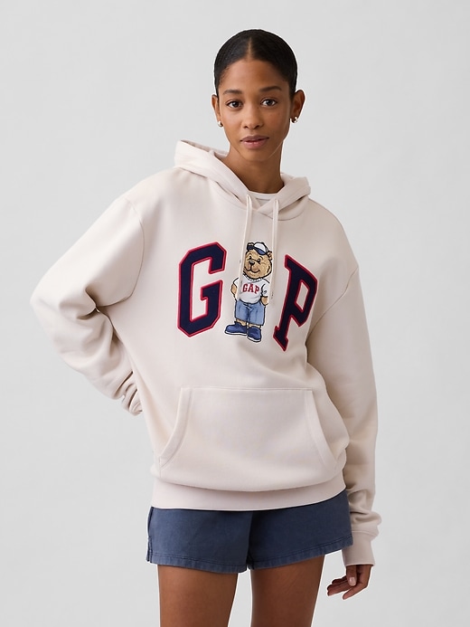 Image number 4 showing, Adult Relaxed Gap Logo Brannan Bear Hoodie