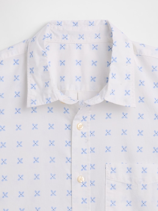 Image number 4 showing, Stretch Poplin Shirt in Standard Fit