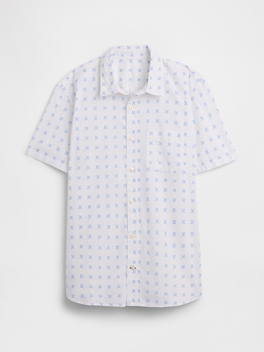 Image number 5 showing, Stretch Poplin Shirt in Standard Fit