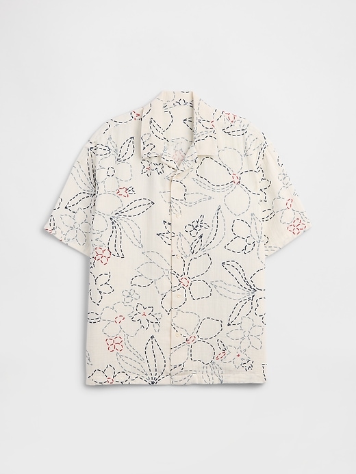 Image number 1 showing, Kids Textured Vacay Shirt