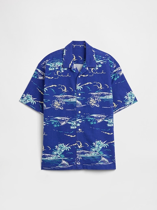 Image number 1 showing, Kids Textured Vacay Shirt