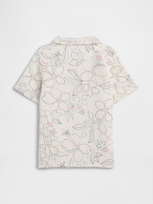 Image number 2 showing, babyGap Brannan Bear Gauze Vacay Shirt