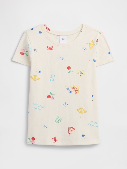 Image number 1 showing, babyGap Ribbed Crewneck T-Shirt