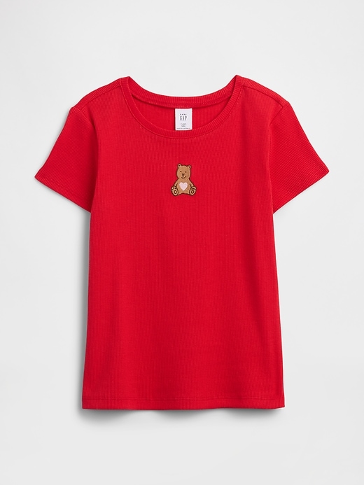 Image number 1 showing, babyGap Ribbed Crewneck T-Shirt