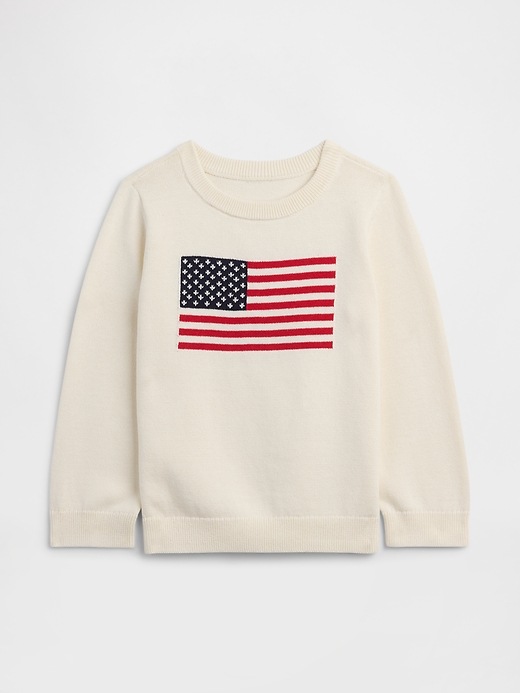 Image number 1 showing, babyGap Americana Crewneck Sweater