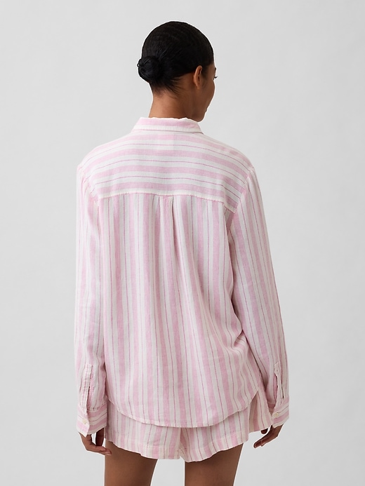 Image number 2 showing, Linen-Blend Easy Shirt