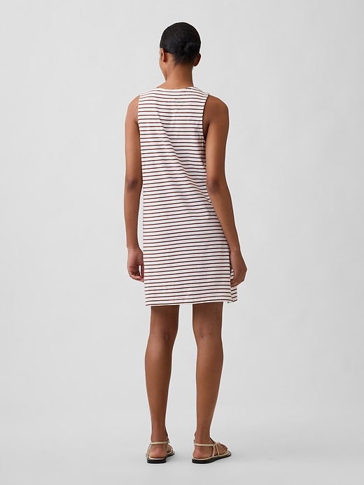 Image number 2 showing, Stripe Mini Tank Dress