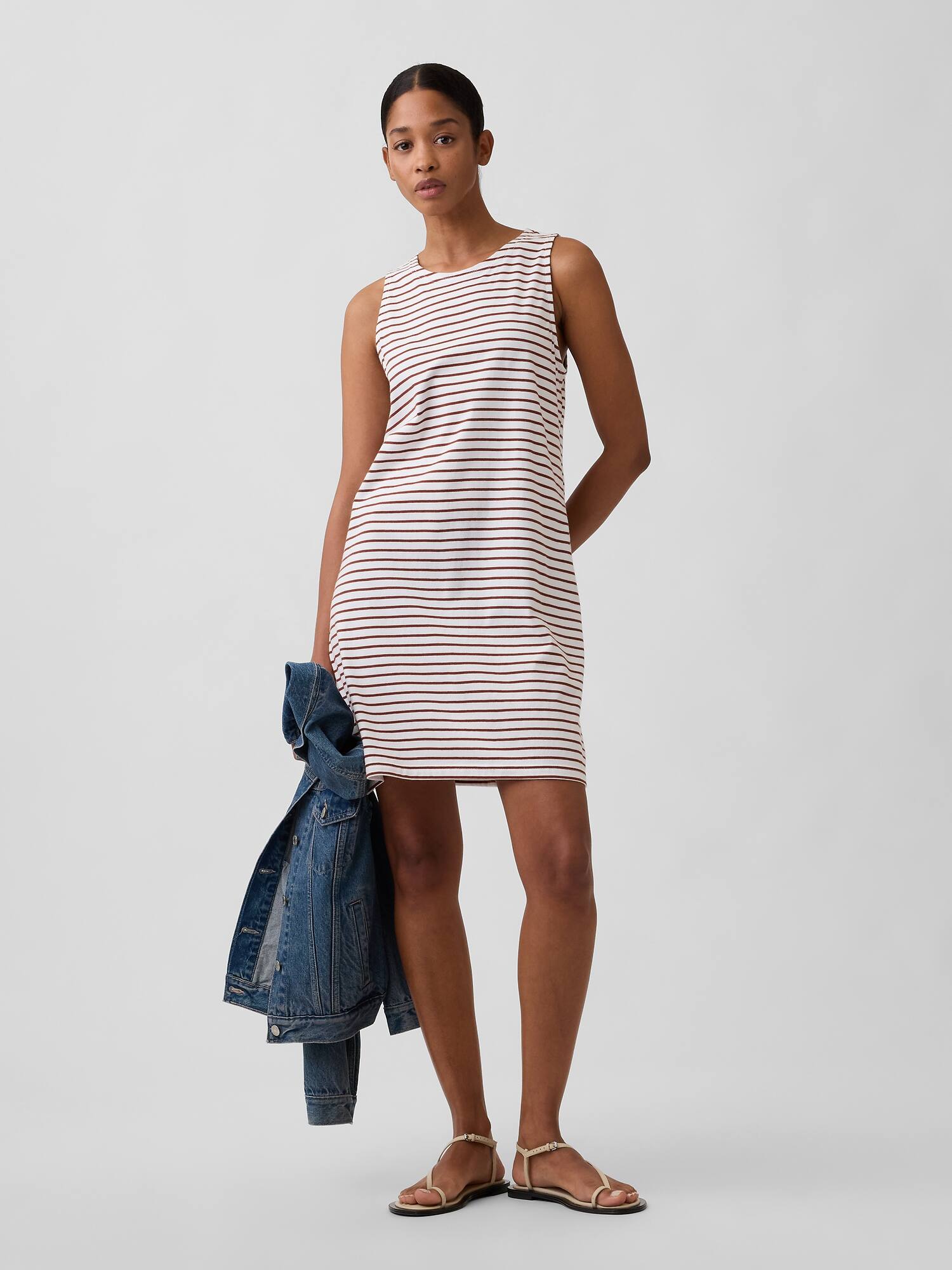 Stripe Mini Tank Dress