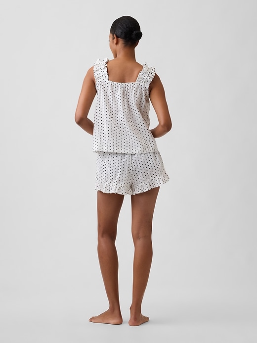 Image number 2 showing, Ruffle Poplin PJ Shorts
