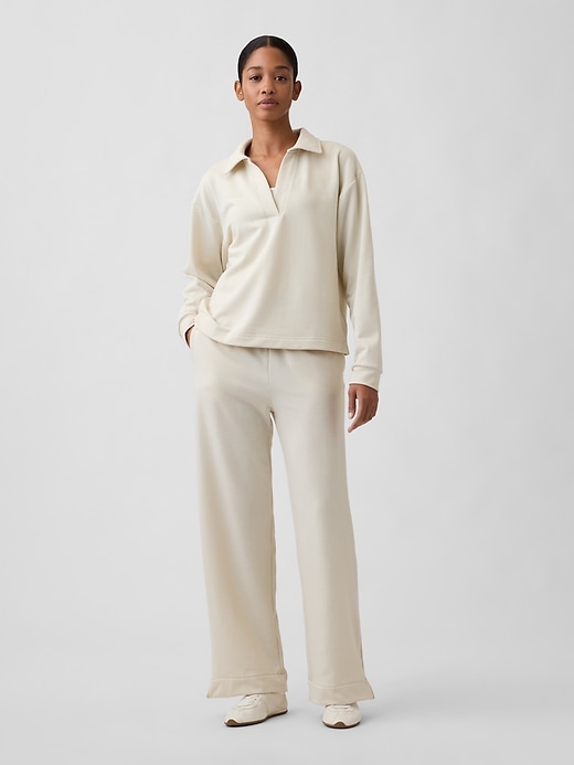 Image number 3 showing, CloudLight Relaxed Polo Sweatshirt