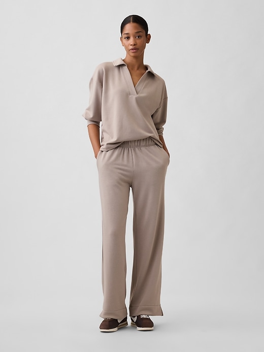 Image number 1 showing, CloudLight Wide-Leg Sweatpants