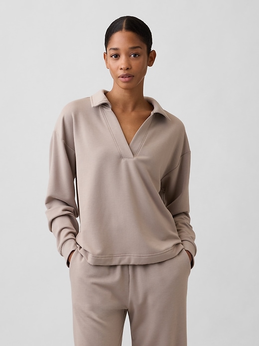 Image number 1 showing, CloudLight Relaxed Polo Sweatshirt