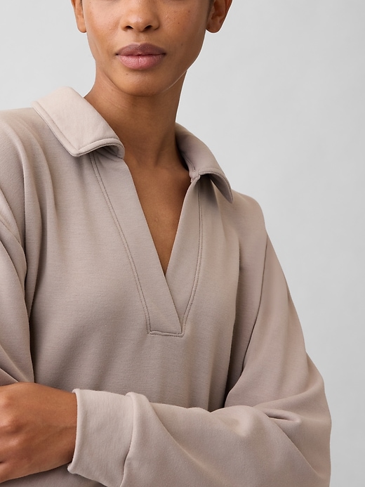 Image number 4 showing, CloudLight Relaxed Polo Sweatshirt