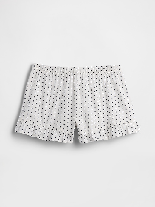 Image number 4 showing, Ruffle Poplin PJ Shorts