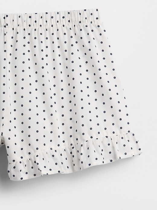Image number 5 showing, Ruffle Poplin PJ Shorts