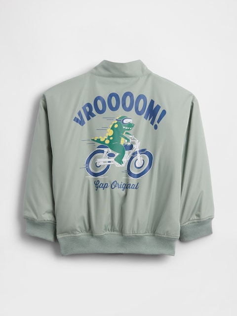 babyGap Graphic Bomber Jacket