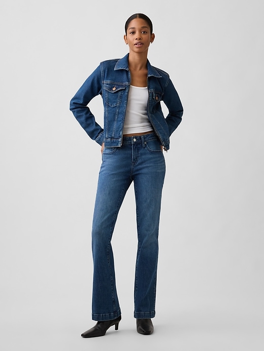 Image number 3 showing, Shrunken Icon Denim Zip Jacket