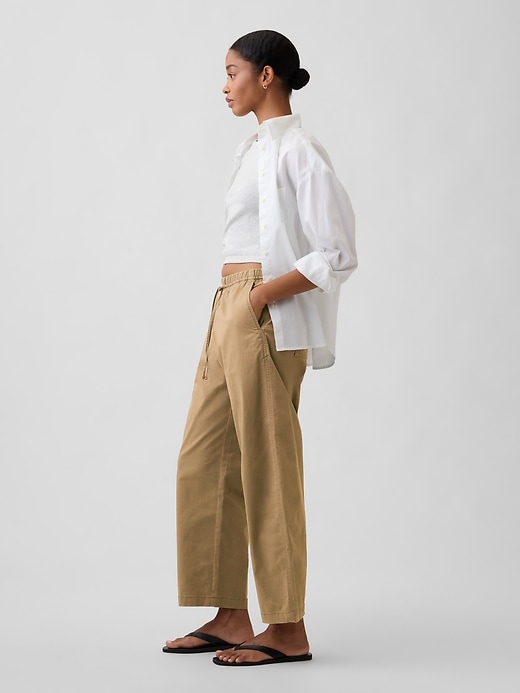 Image number 3 showing, High Rise Easy Barrel Khakis
