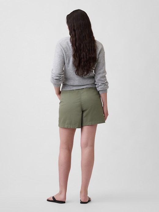 Image number 6 showing, 5" Mid Rise Downtown Khaki Shorts
