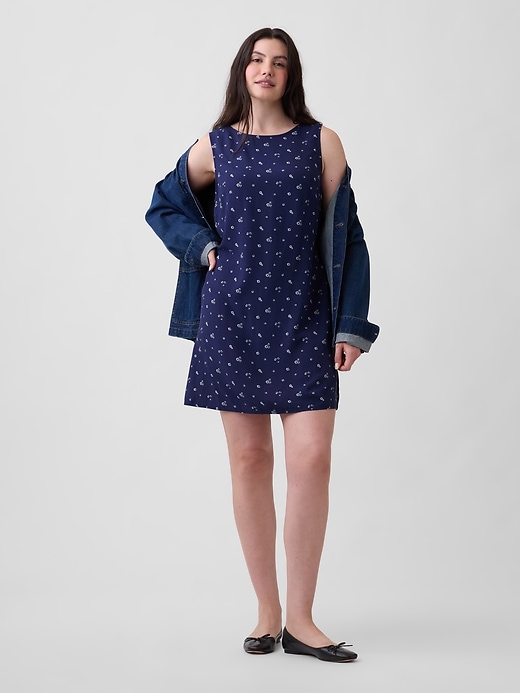 Image number 4 showing, Print Sleeveless Mini Dress