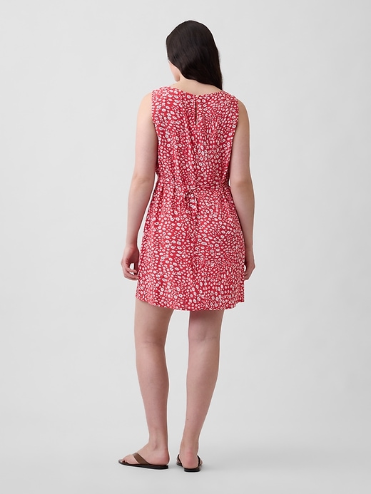 Image number 5 showing, Print Sleeveless Mini Dress