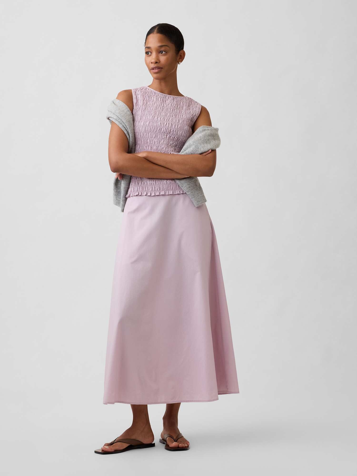 Pull-On Maxi Skirt