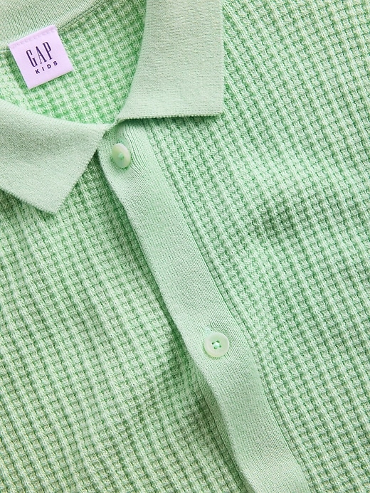 Image number 3 showing, Kids Relaxed Textured Sweater Shirt