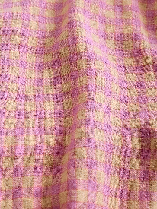 Image number 3 showing, Kids Relaxed Pull-On Wide-Leg Linen-Blend Pants