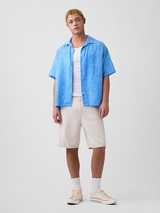 Image number 3 showing, Gauze Vacay Shirt in Boxy Fit