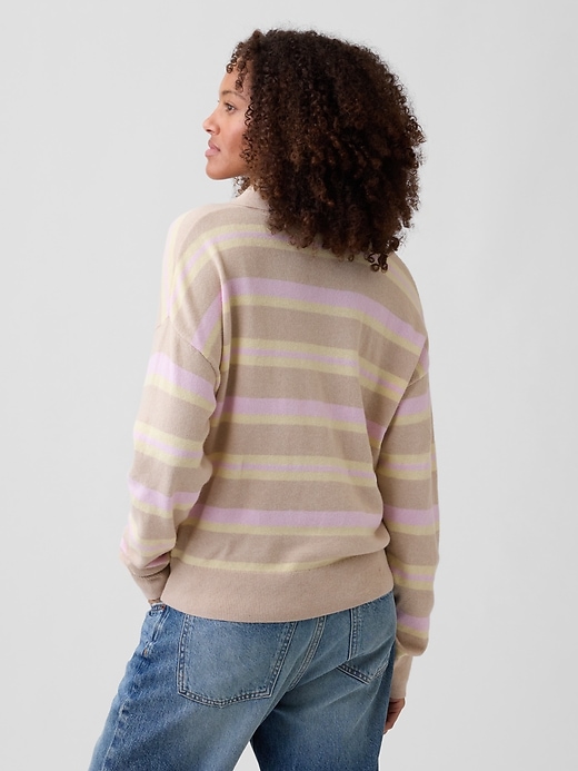 Image number 2 showing, CashSoft Relaxed Sweater Polo Shirt