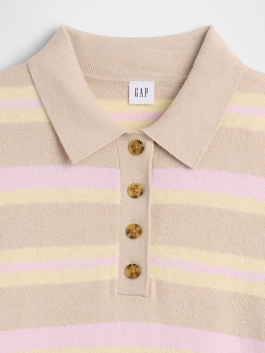 Image number 4 showing, CashSoft Relaxed Sweater Polo Shirt