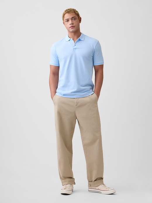 Image number 3 showing, Stretch Pique Polo Shirt