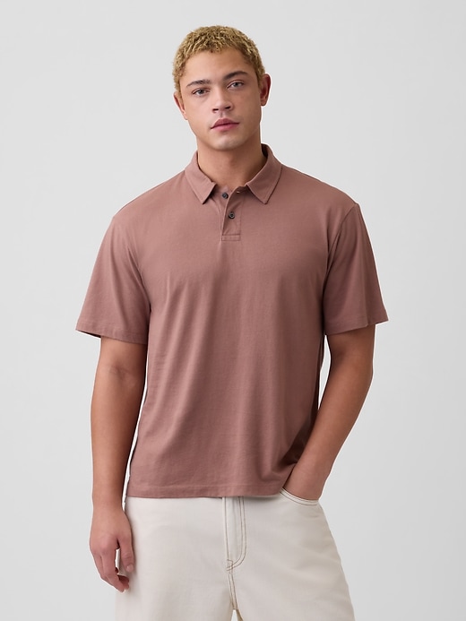 Image number 1 showing, Everyday Soft Relaxed Polo Shirt
