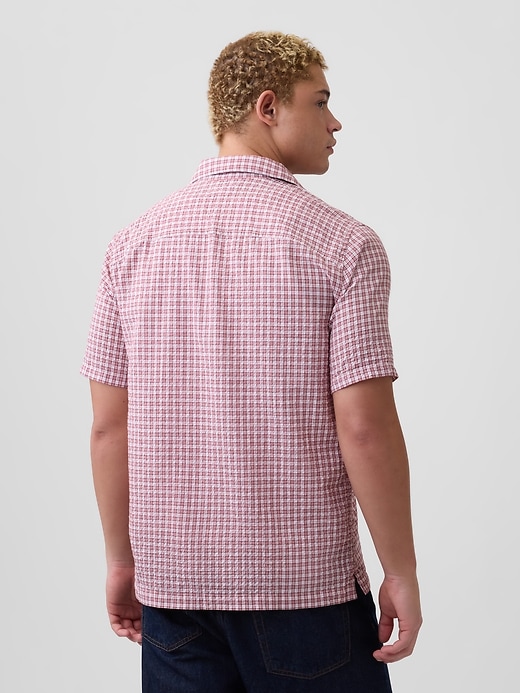 Image number 2 showing, Crinkle-Cotton Vacay Shirt in Standard Fit