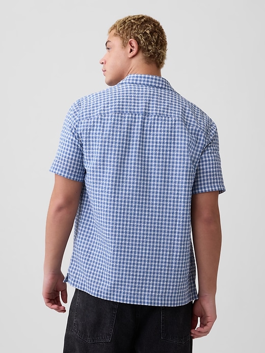 Image number 2 showing, Crinkle-Cotton Vacay Shirt in Standard Fit