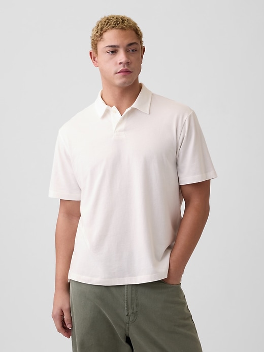 Image number 1 showing, Everyday Soft Relaxed Polo Shirt