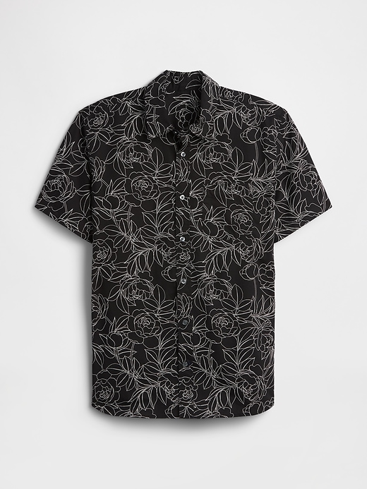 Image number 5 showing, Stretch Poplin Shirt in Standard Fit