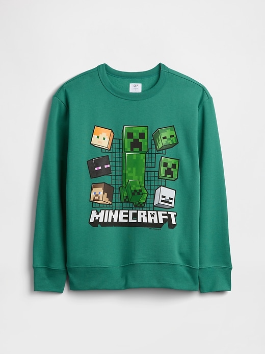 Image number 1 showing, Kids Relaxed Minecraft Graphic Sweatshirt
