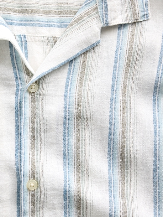 Image number 4 showing, Linen-Blend Vacay Shirt in Standard Fit