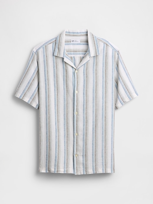 Image number 5 showing, Linen-Blend Vacay Shirt in Standard Fit