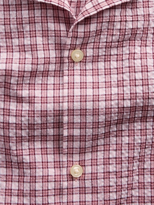 Image number 4 showing, Crinkle-Cotton Vacay Shirt in Standard Fit