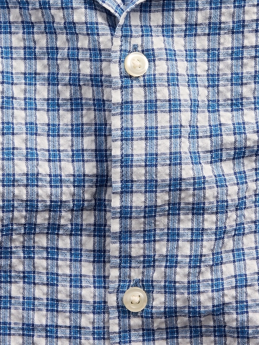 Image number 4 showing, Crinkle-Cotton Vacay Shirt in Standard Fit